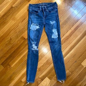 Darkwash Skinny Jeggings!